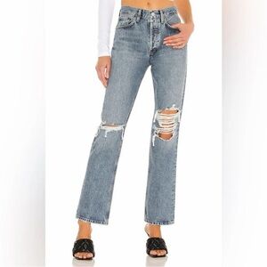 AGOLDE Lana Mid Rise Vintage Straight Jean in Backdrop - Size 26